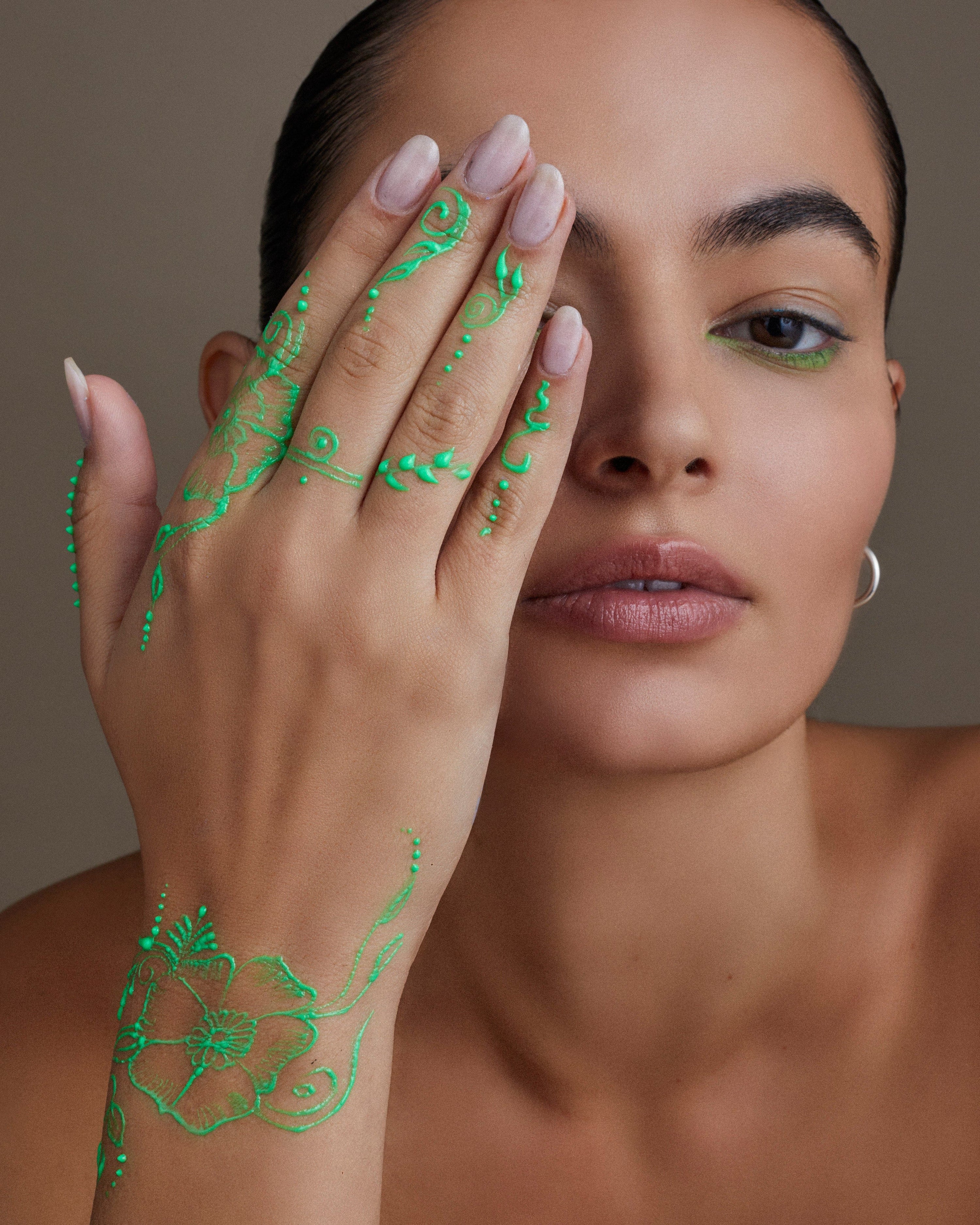 Neon Henna Cones