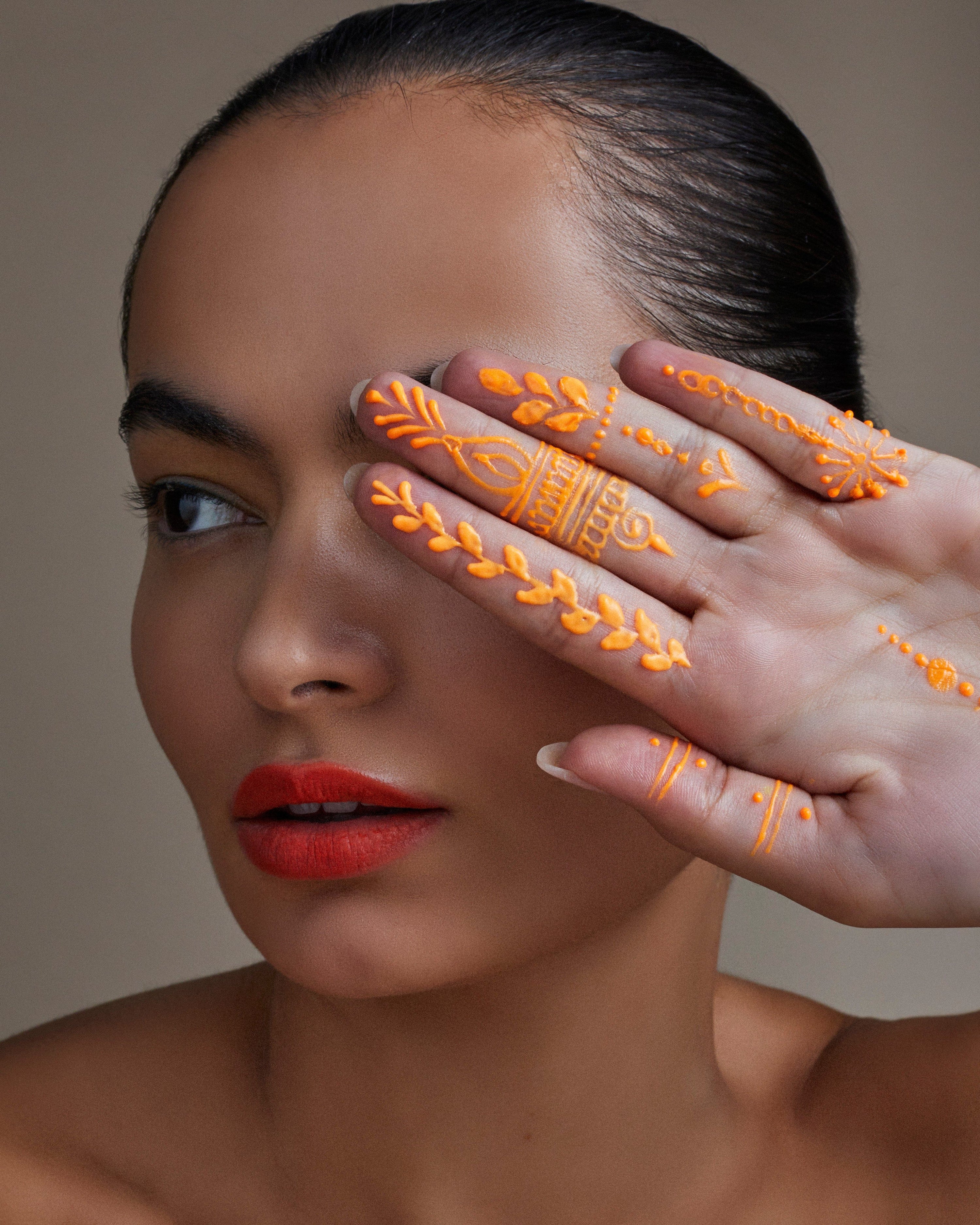 Neon Henna Cones