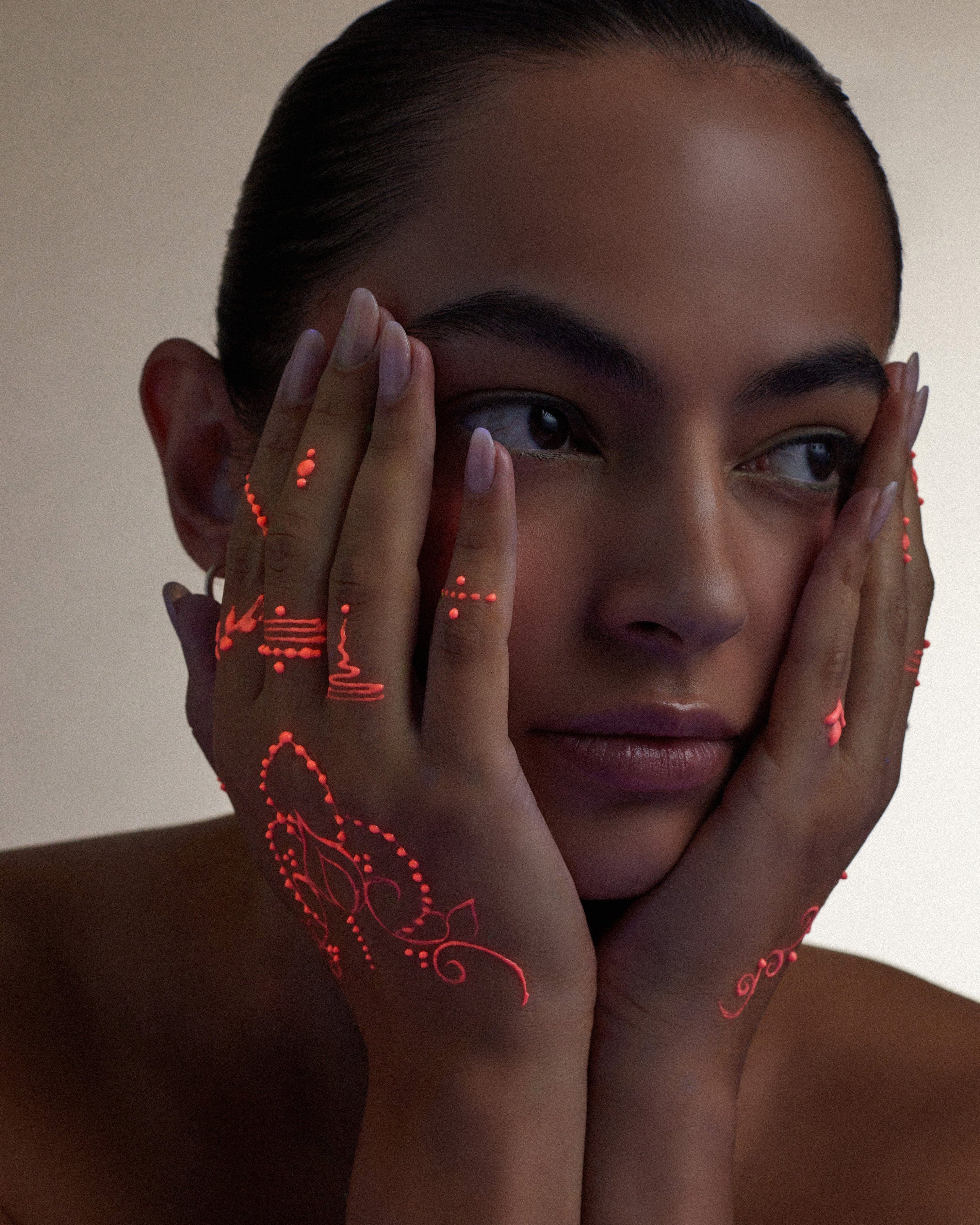 Neon Henna Cones