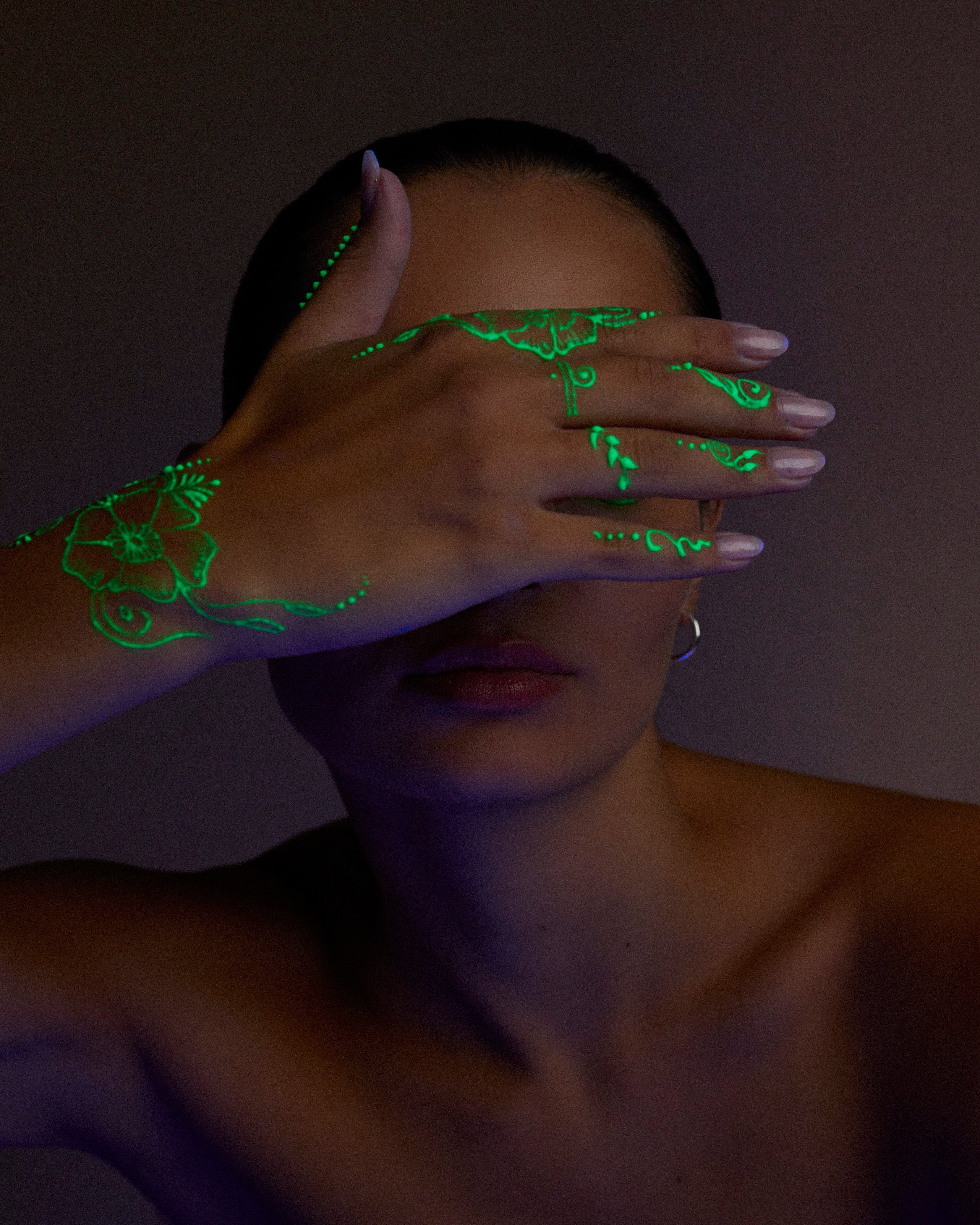 Neon Henna Cones