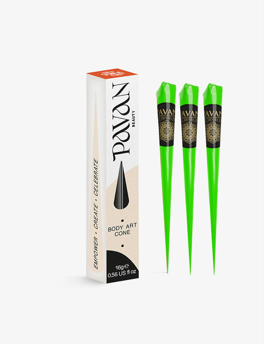 Neon Henna Cones